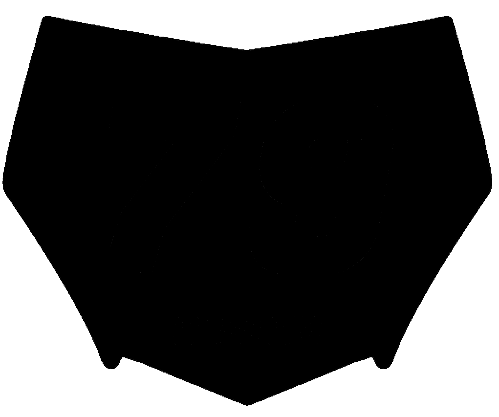Motocutz Front Plate Decal